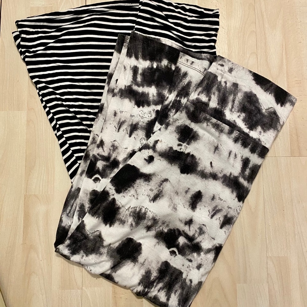 2 long maxi skirts - maternity
